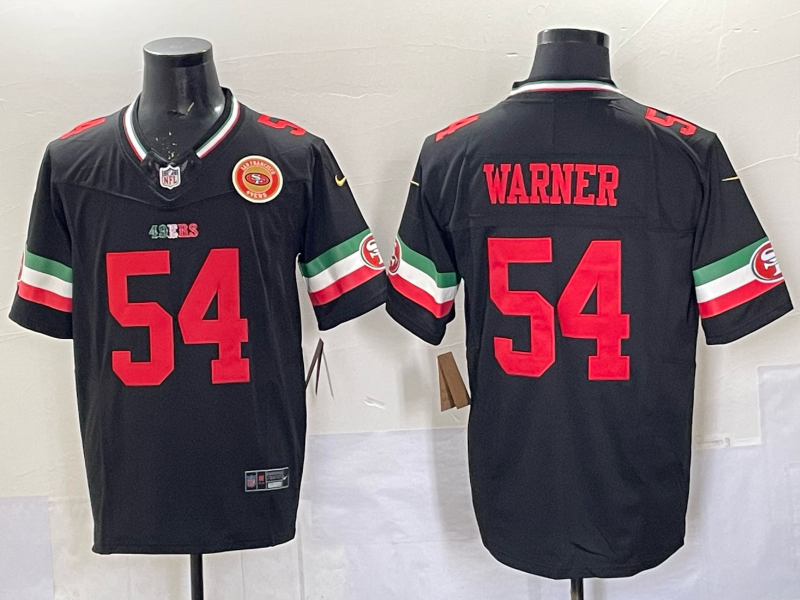 Men 2026 San Francisco 49ers #54 Warner black Nike Limited NFL Jersey 0401008->->NFL Jersey